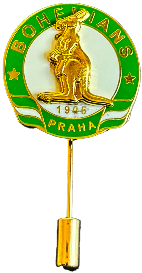 6367-odznak jehla 3d klokan vlajky bohemians